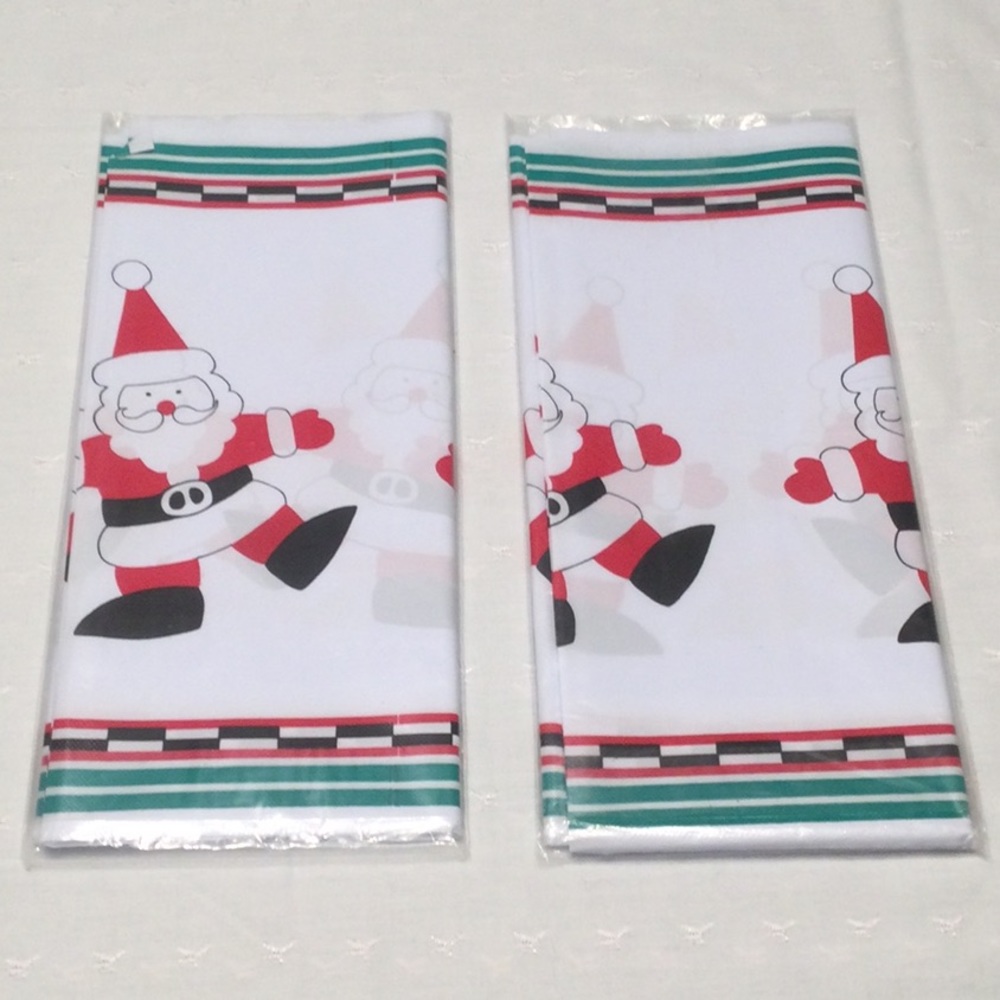 American Greetings Plastic Tablecloth Christmas